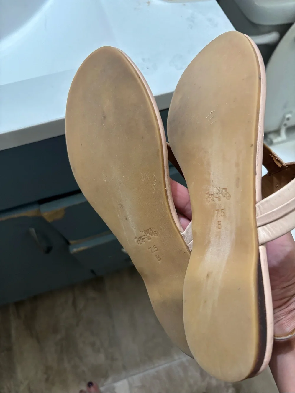 Coach leather strap